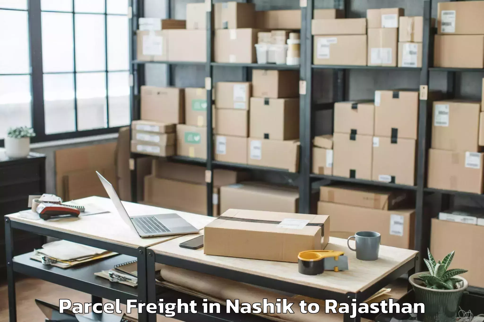 Easy Nashik to Iiit Kota Parcel Freight Booking